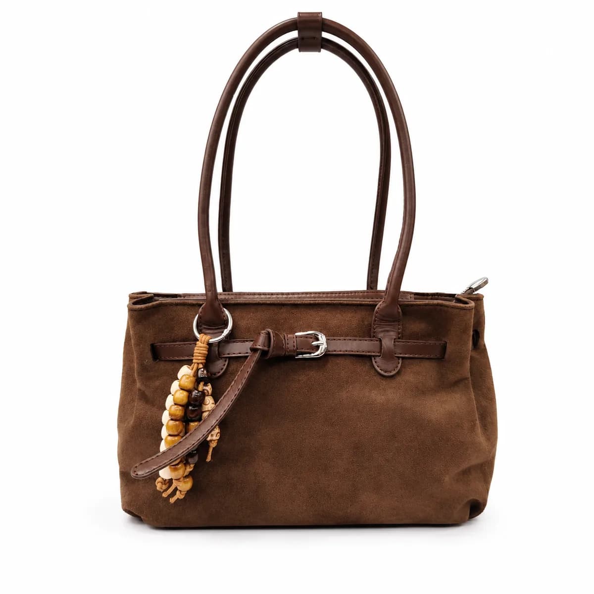 Cartera de gamuza con cuentas Vicky — foto 1