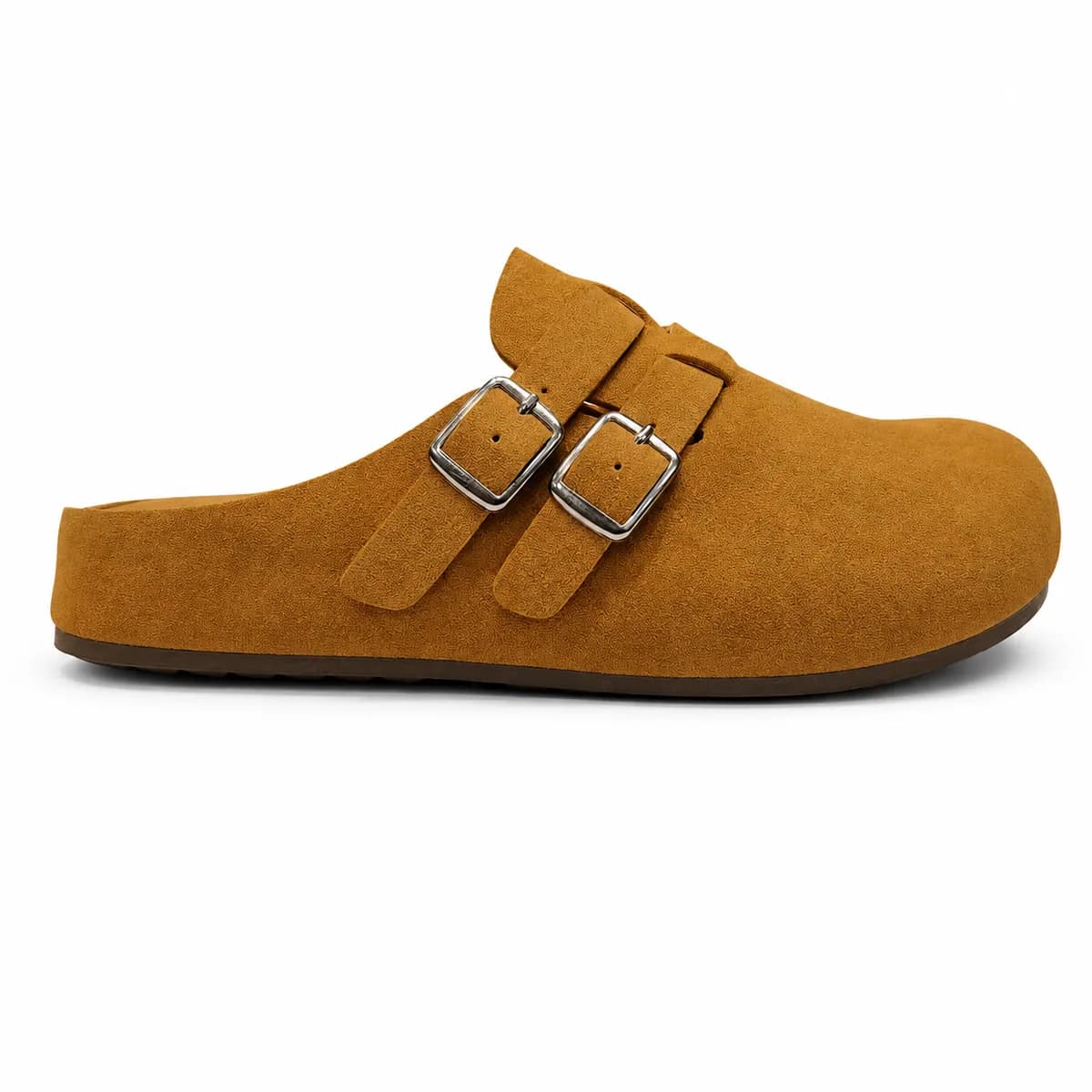 Zuecos Birky Lujo con 2 hebillas Vanzetti - Marron