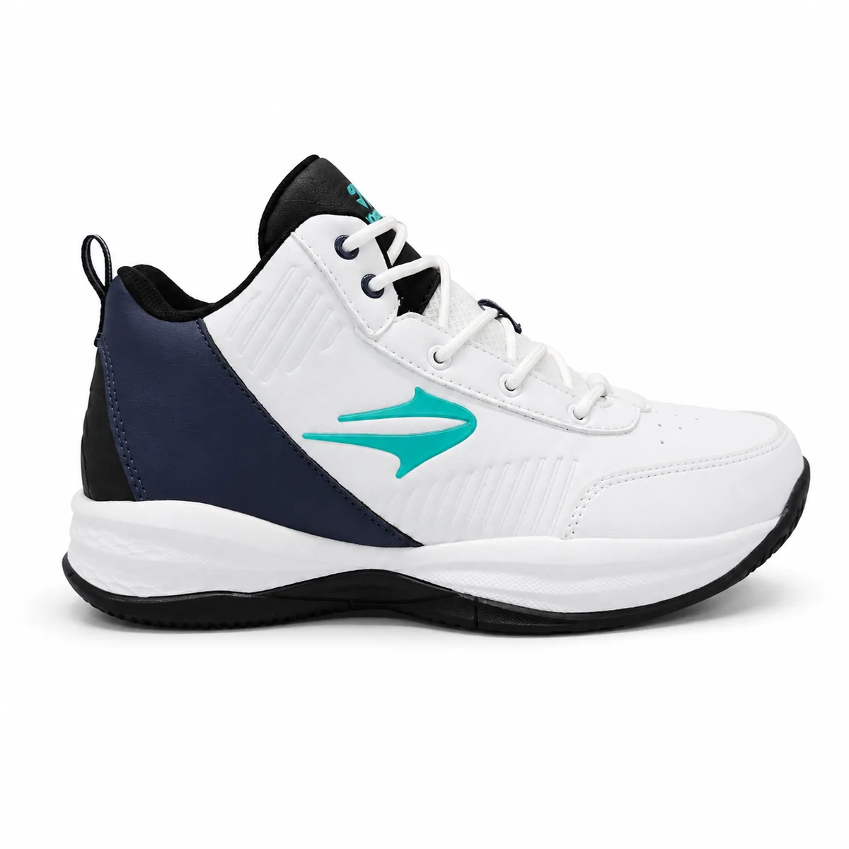 Championes de básquet New Candun Topper - Blanco con azul