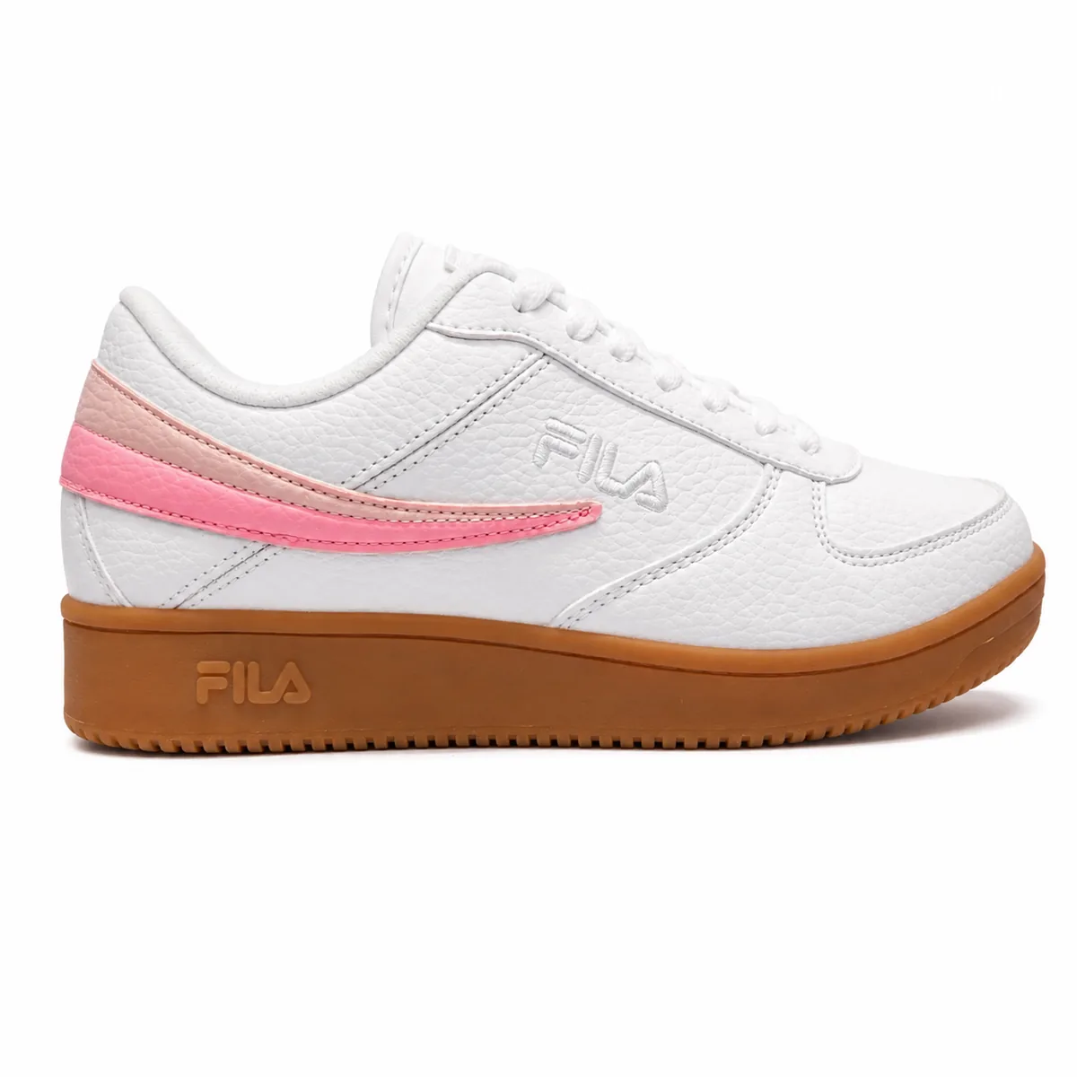 Championes casual Zona Fila - Blanco con rosa