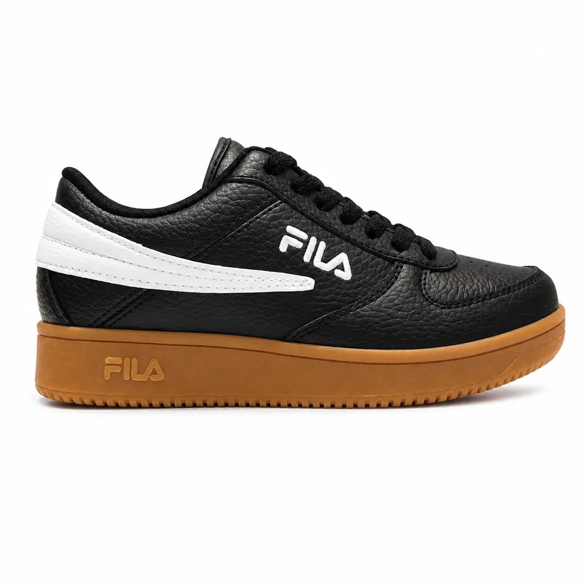Championes casual Zona Fila - Negro con blanco