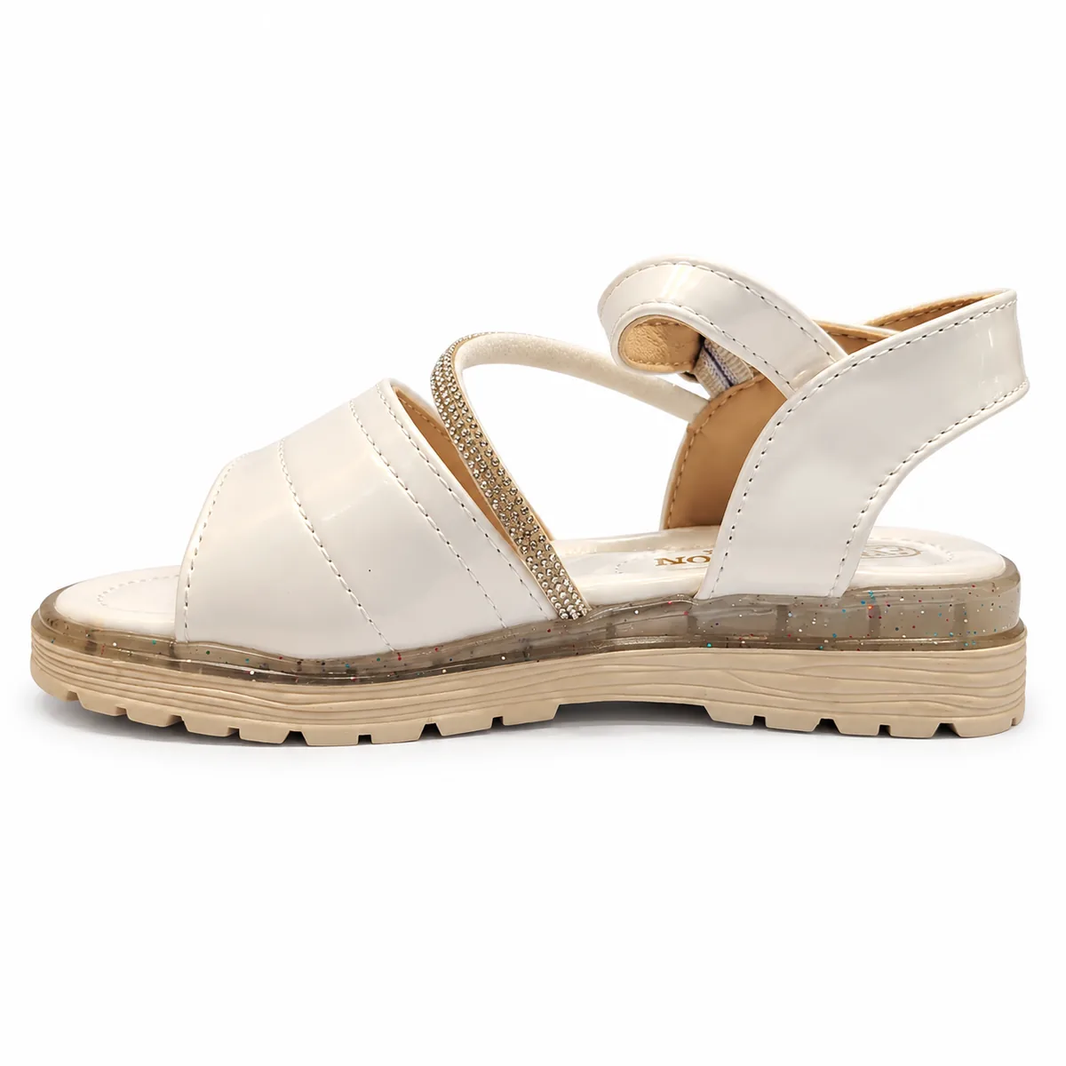 Sandalias perladas con tira de brillos Ginga — foto 1