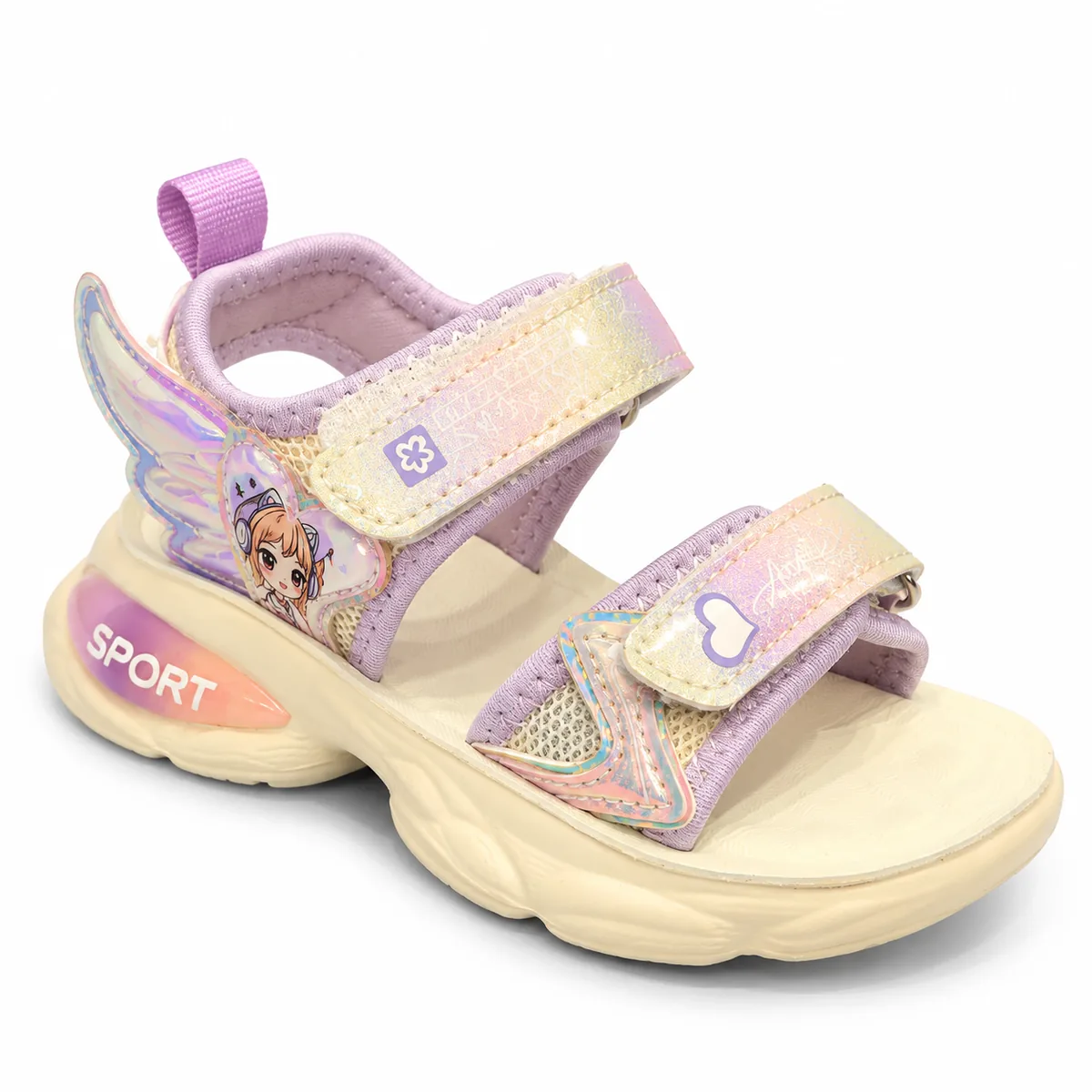 Sandalias princesa con alas y luz Sadobal — foto 1